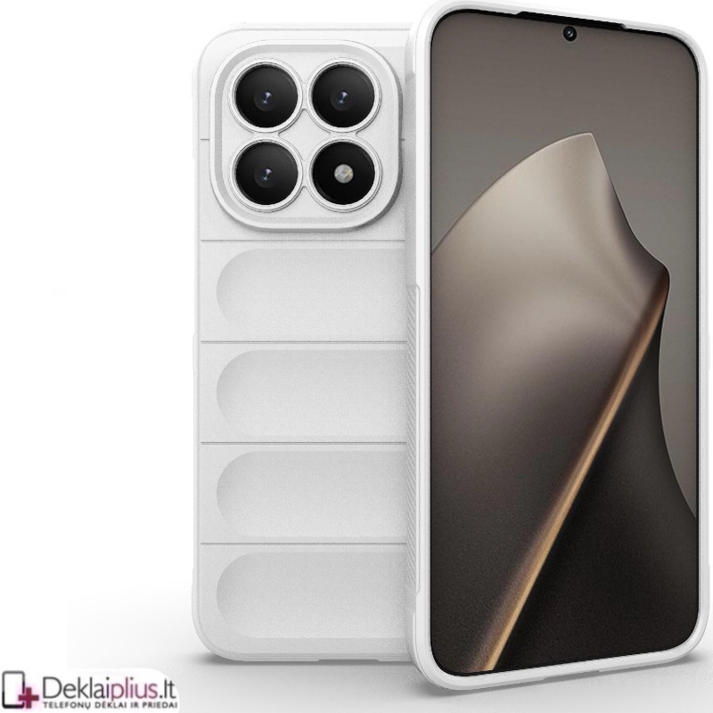 Magic Shield guminis dėklas - baltas (Xiaomi 15T) Magic Shield guminis dėklas - baltas (Xiaomi 15T)